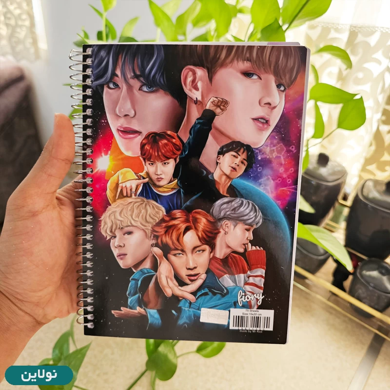 قیمت و خرید دفتر برنامه ریزی مدل پلنر روزانه مستر راد طرح بی تی اس bts کد 1646 | نولاین