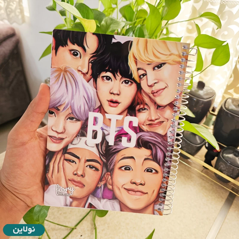 قیمت و خرید دفتر برنامه ریزی مدل پلنر روزانه مستر راد طرح بی تی اس bts کد 1646 | نولاین