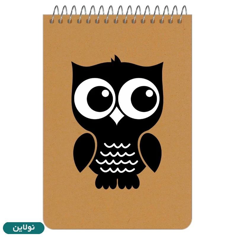 قیمت و خرید دفترچه یادداشت نقاشی 100 برگ مستر راد طرح جغد جلد کرافت کد 1703 | نولاین