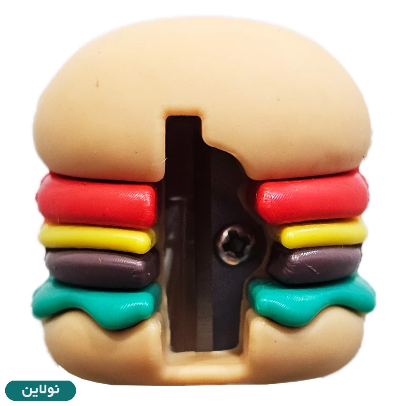 قیمت و خرید تراش فانتزی سیلیکونی طرح همبرگر | نولاین