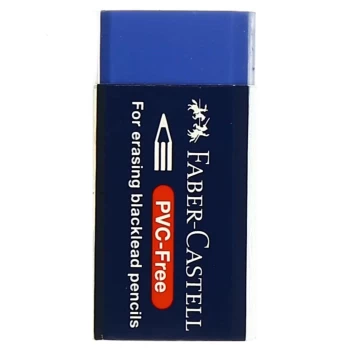 پاک کن فابر کاستل بدون pvc آبی سایز کوچک کد 187330 | نولاین