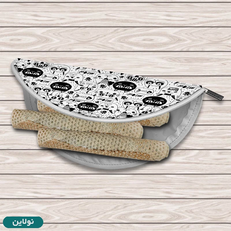قیمت و خرید کیف لقمه مستر راد طرح گربه وکتور کد 2204 | نولاین