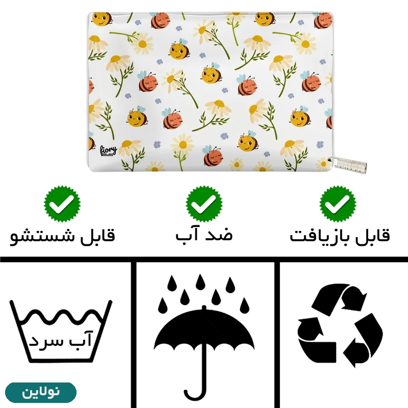 قیمت و خرید کیف لقمه مستر راد طرح زنبور عسل کد 2504 | نولاین