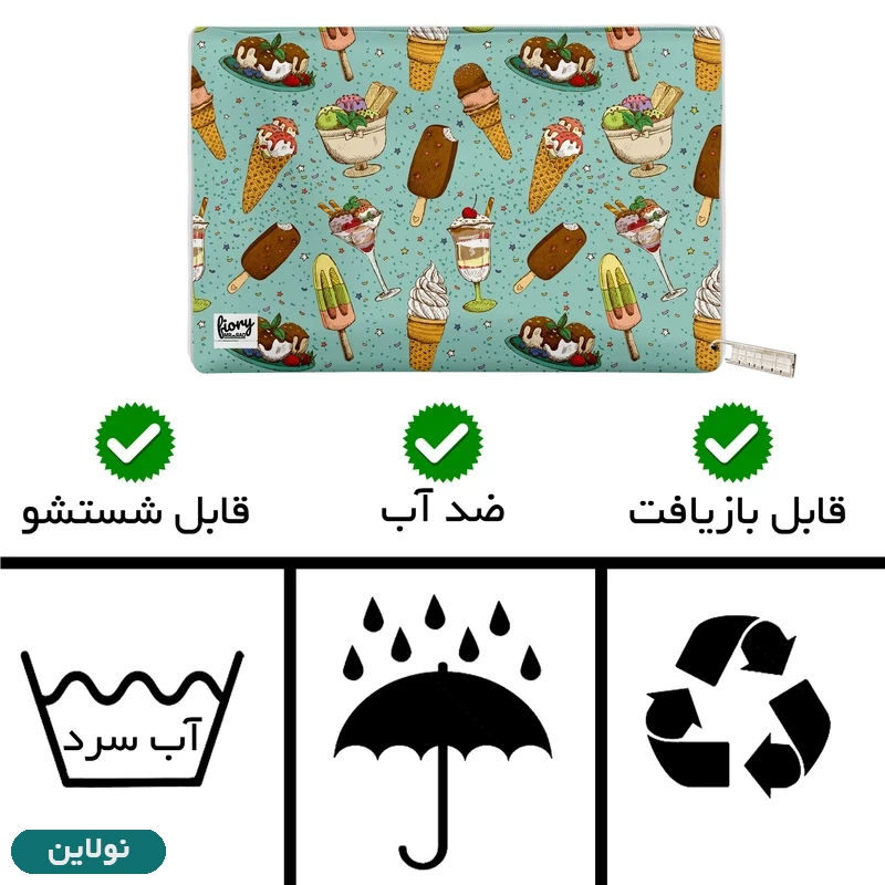 قیمت و خرید کیف لقمه مستر راد طرح بستنی کد 2186 | نولاین