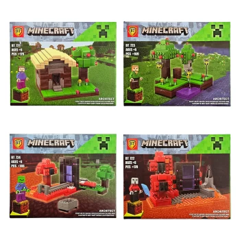 لگو ماینکرافت بی تی ست چهار عددی bt 721-4 | نولاین