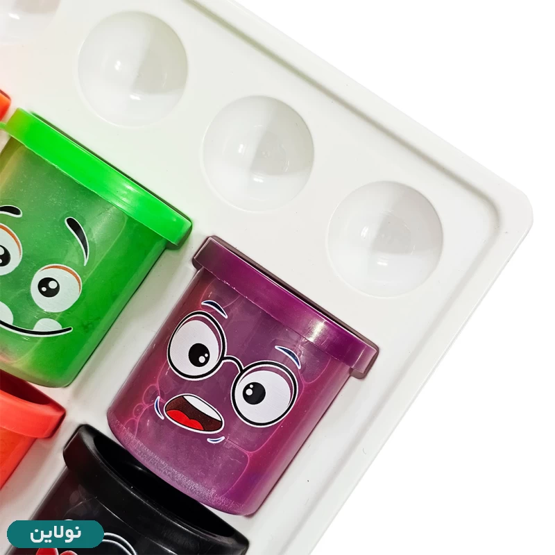 قیمت و خرید گواش فسفری 8 رنگ آریا کیفی همراه قلمو کد 4071 | نولاین