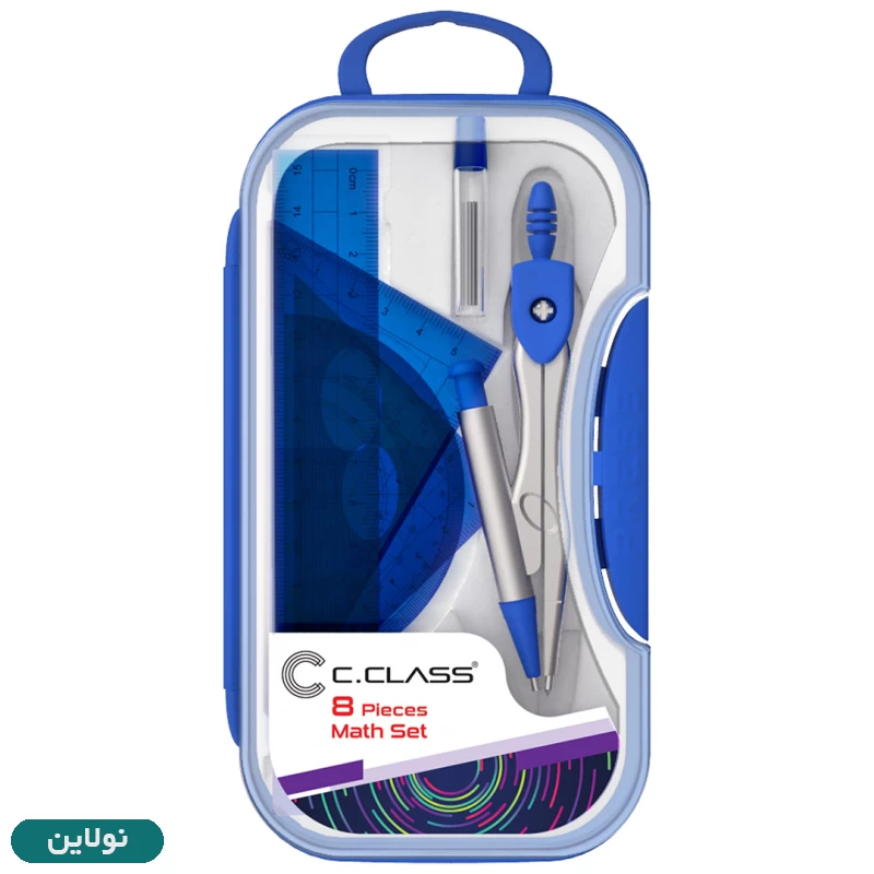 قیمت و خرید ست پرگار و گونیا و خط کش 8 تکه سی کلاس مدل مکانیکال | نولاین