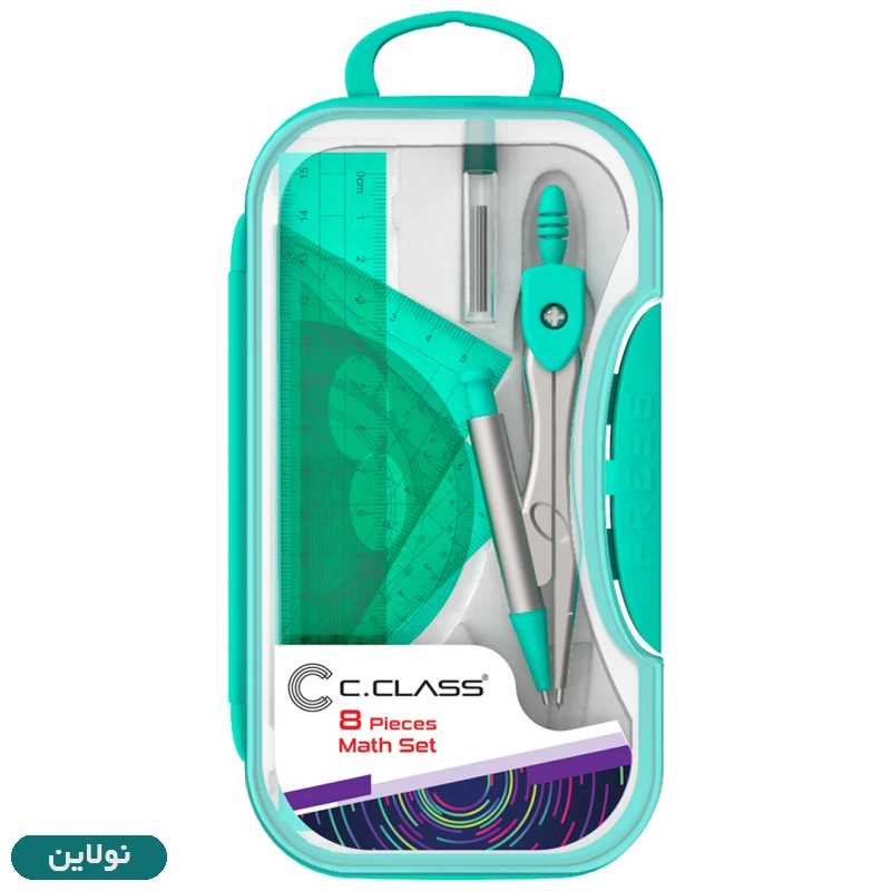 قیمت و خرید ست پرگار و گونیا و خط کش 8 تکه سی کلاس مدل مکانیکال | نولاین