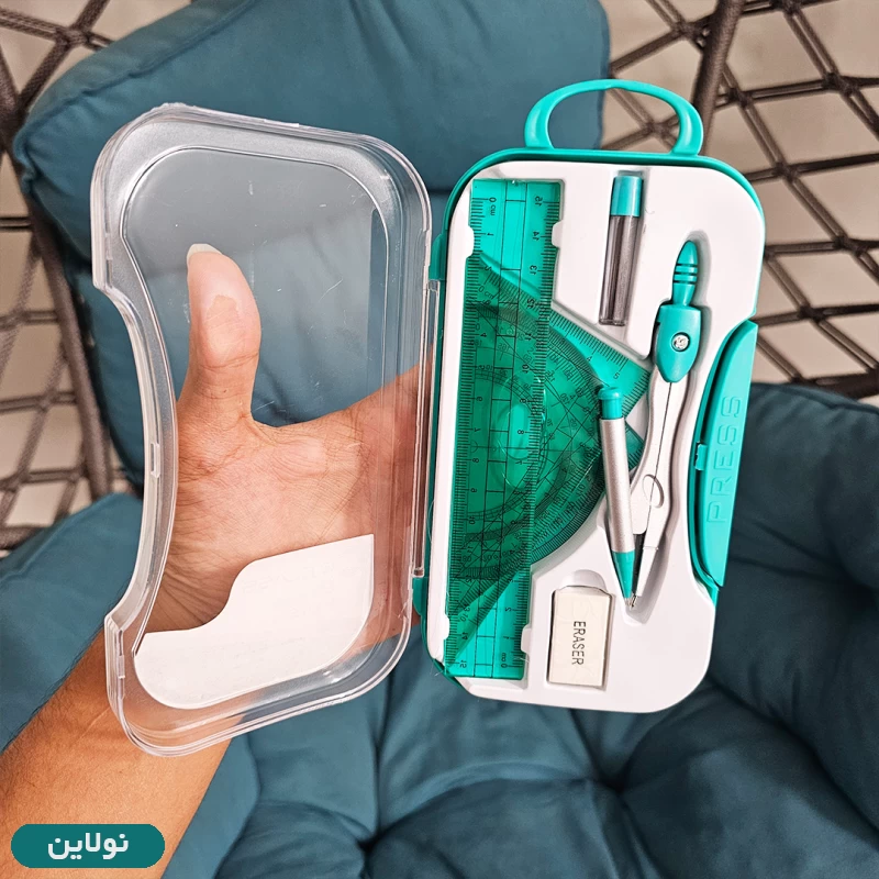 قیمت و خرید ست پرگار و گونیا و خط کش 8 تکه سی کلاس مدل مکانیکال | نولاین