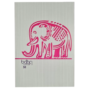 دفتر مشق تک خط دولتی 50 برگ بوفی طرح فیل | نولاین