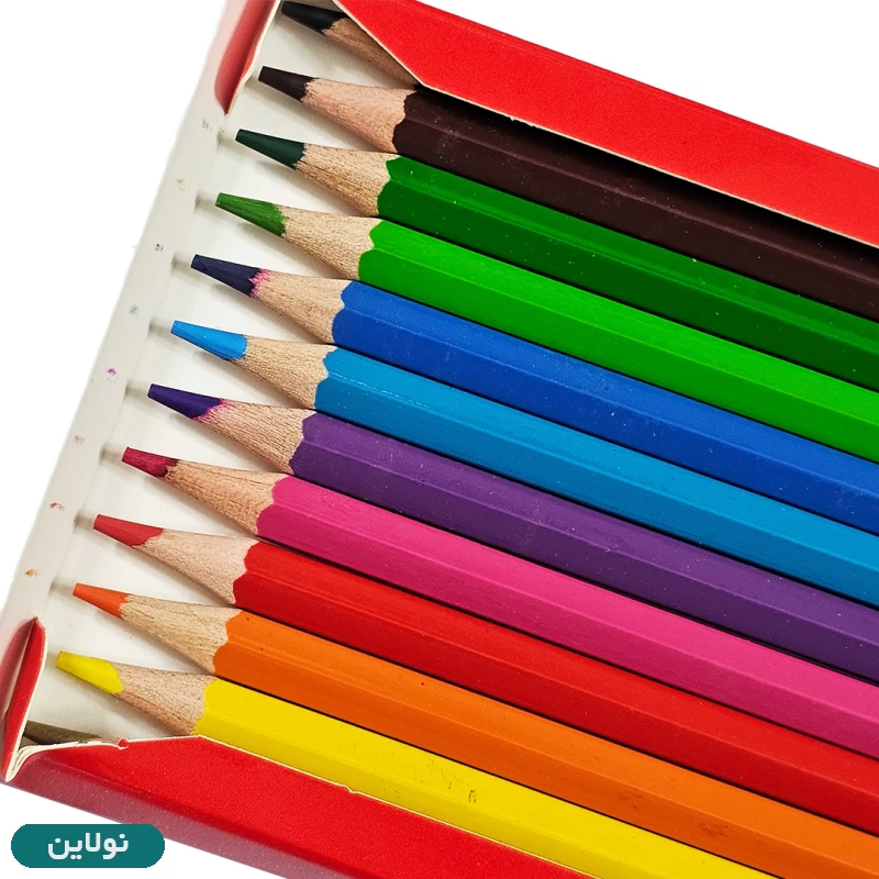 قیمت و خرید مداد رنگی 12 رنگ پنتر جعبه مقوایی کد PCP103-12 | نولاین