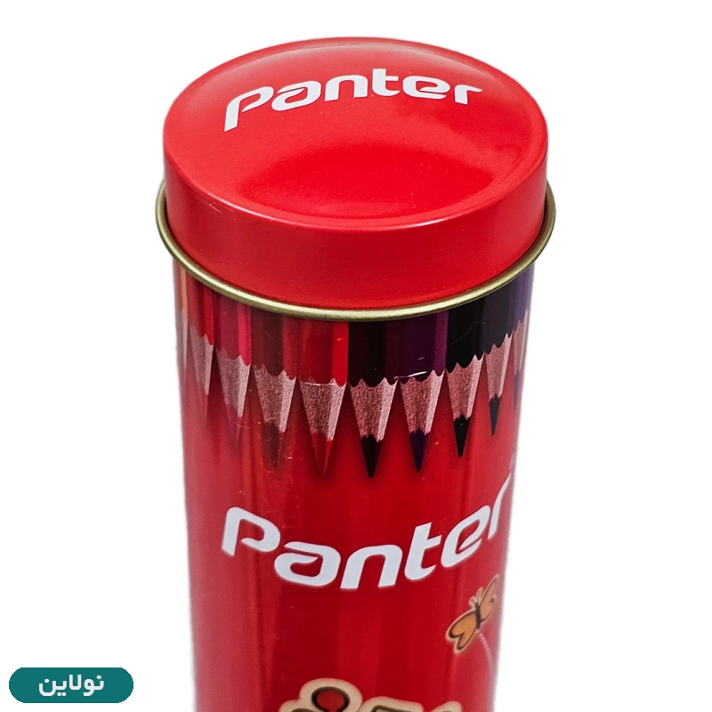 قیمت و خرید مداد رنگی 24 رنگ پنتر استوانه ای فلزی کد RCP103-24 | نولاین