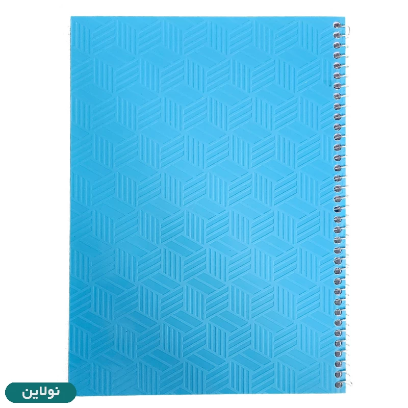 قیمت و خرید دفتر مشق 100 برگ سیمی جلد رنگی ساده طرح برجسته بسته 3 عددی | نولاین