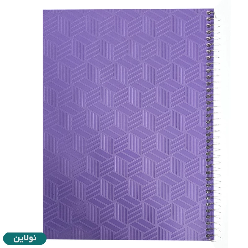 قیمت و خرید دفتر مشق 100 برگ سیمی جلد رنگی ساده طرح برجسته بسته 3 عددی | نولاین