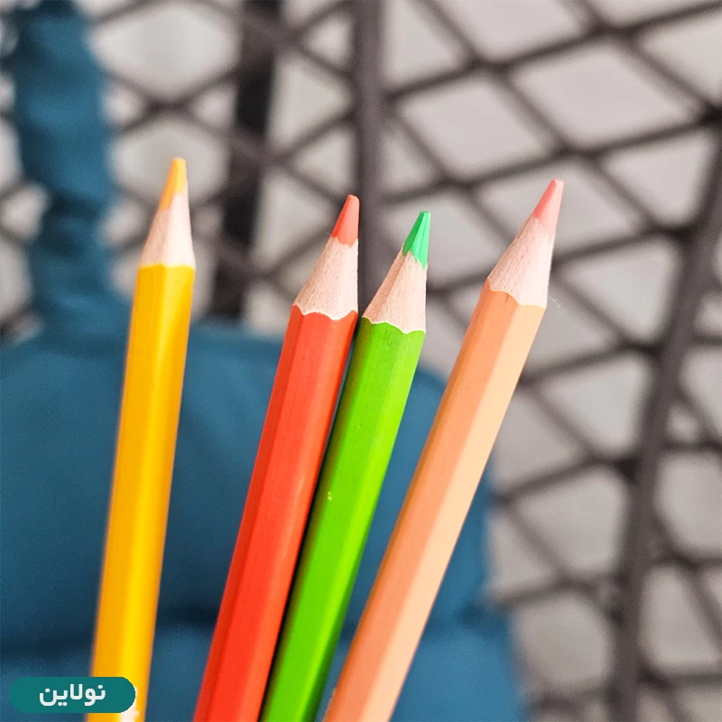 قیمت و خرید مداد رنگی 24 رنگ استوانه ای آریا کد 3052 | نولاین