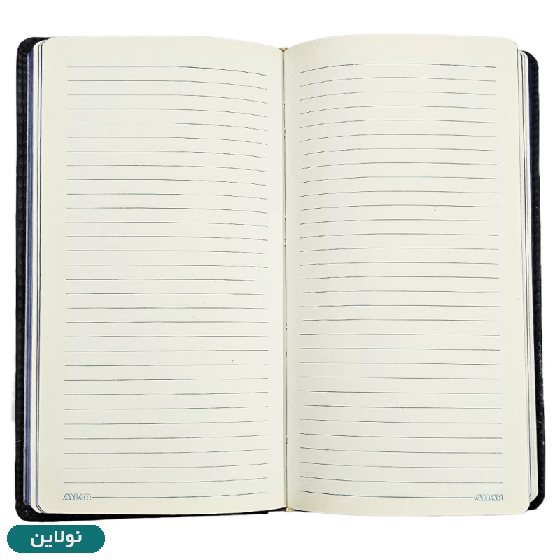 قیمت و خرید دفتر یادداشت 200 برگ پالتویی جلد چرمی کش دار | نولاین