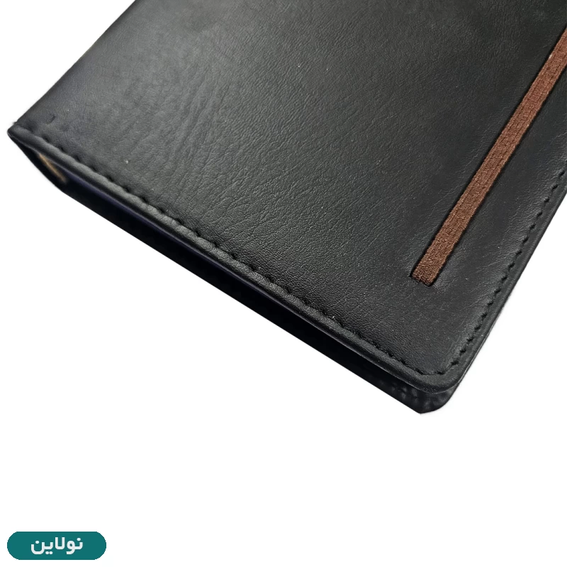 قیمت و خرید دفتر یادداشت 200 برگ پالتویی جلد چرمی کش دار | نولاین