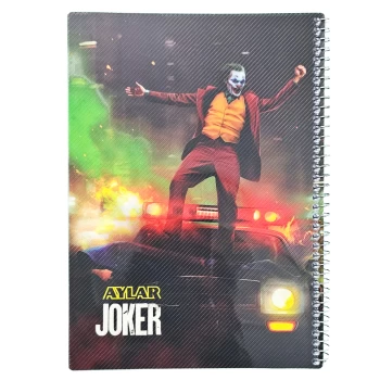 دفتر مشق 80 برگ طلقی آیلار سری جوکر کد 626 طرح 7 | نولاین