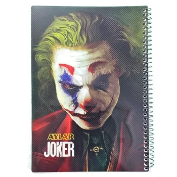 دفتر مشق 80 برگ طلقی آیلار سری جوکر کد 626 طرح 3 | نولاین