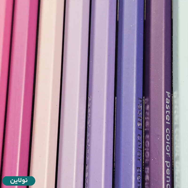 قیمت و خرید مداد رنگی 48 رنگ پاستیلی جعبه مقوایی رین کد 604 | نولاین