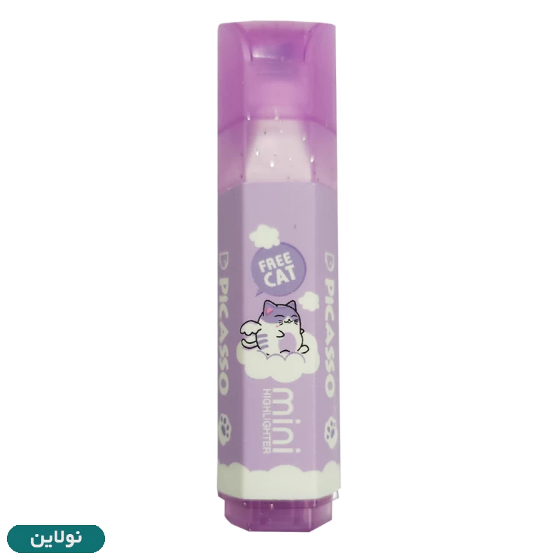 قیمت و خرید ماژیک علامت زن هایلایتر 6 رنگ پیکاسو طرح گربه mini کد HL610 | نولاین