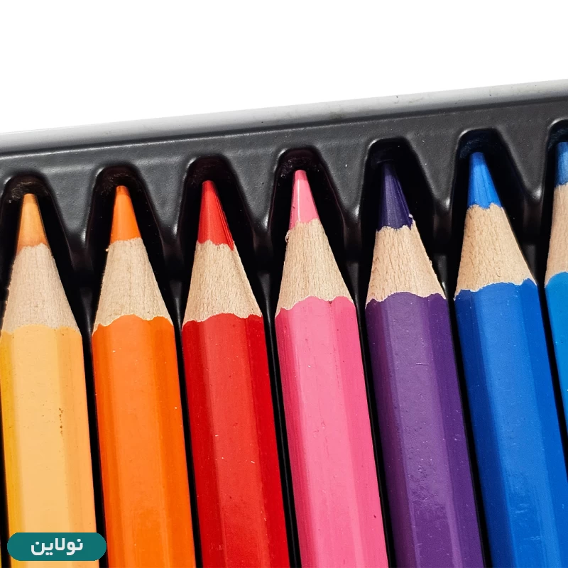 قیمت و خرید مداد رنگی 12 رنگ جعبه فلزی پیکاسو طرح جغد کد GOL12-T | نولاین