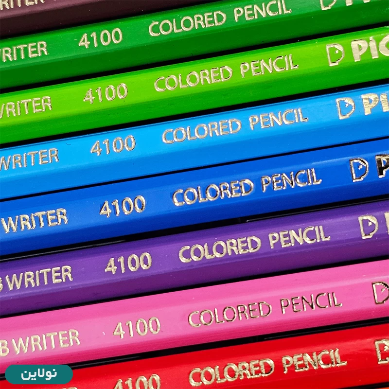 قیمت و خرید مداد رنگی 12 رنگ جعبه فلزی پیکاسو طرح خرس و ماشین کد GOL12-T | نولاین