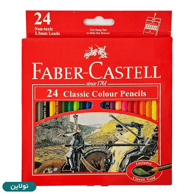 قیمت و خرید مداد رنگی 24 رنگ فابر کاستل جعبه مقوایی کد 115854 | نولاین قیمت و خرید مداد رنگی 24 رنگ فابر کاستل جعبه مقوایی کد 115854 | نولاین