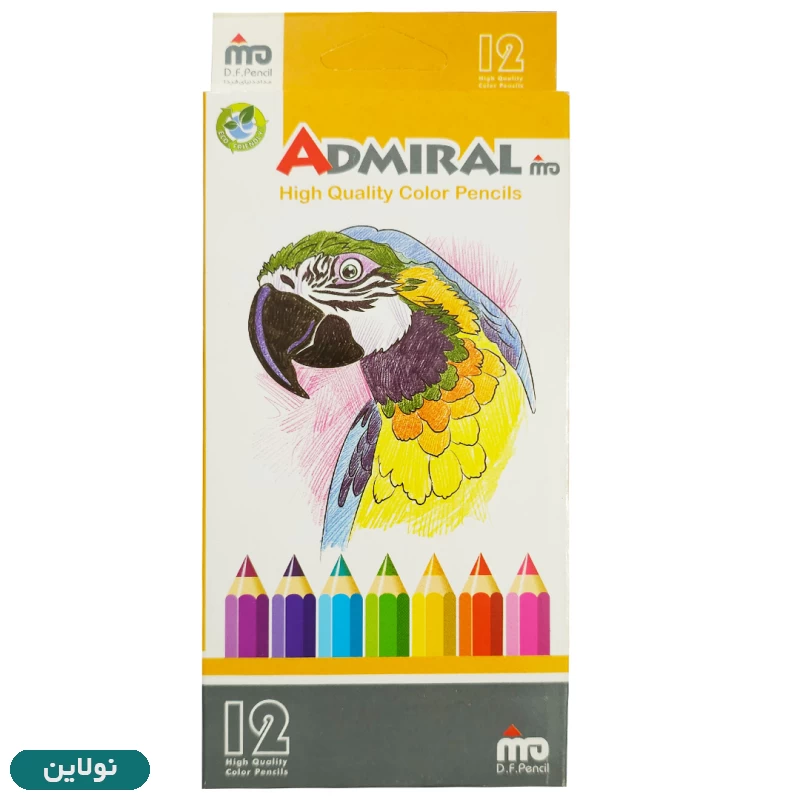 قیمت و خرید مداد رنگی 12 رنگ جعبه مقوایی آدمیرال کد 761C | نولاین قیمت و خرید مداد رنگی 12 رنگ جعبه مقوایی آدمیرال کد 761C | نولاین