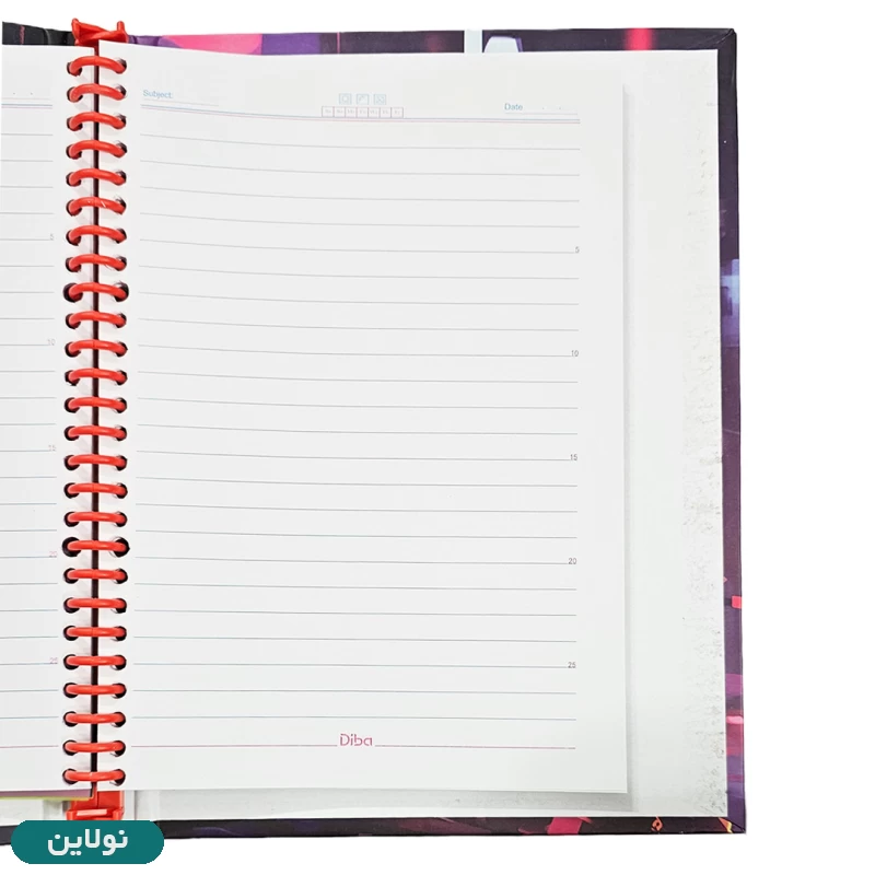 قیمت و خرید کلاسور 26 سوراخ دیبا طرح فضانورد و موتور کد 003 | نولاین