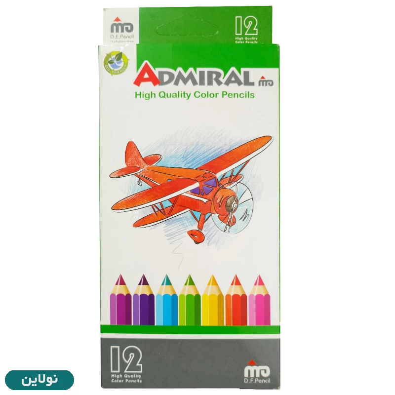 قیمت و خرید مداد رنگی 12 رنگ جعبه مقوایی آدمیرال کد 761C | نولاین قیمت و خرید مداد رنگی 12 رنگ جعبه مقوایی آدمیرال کد 761C | نولاین