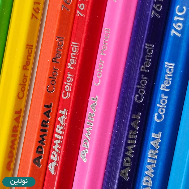 قیمت و خرید مداد رنگی 12 رنگ جعبه مقوایی آدمیرال کد 761C | نولاین قیمت و خرید مداد رنگی 12 رنگ جعبه مقوایی آدمیرال کد 761C | نولاین
