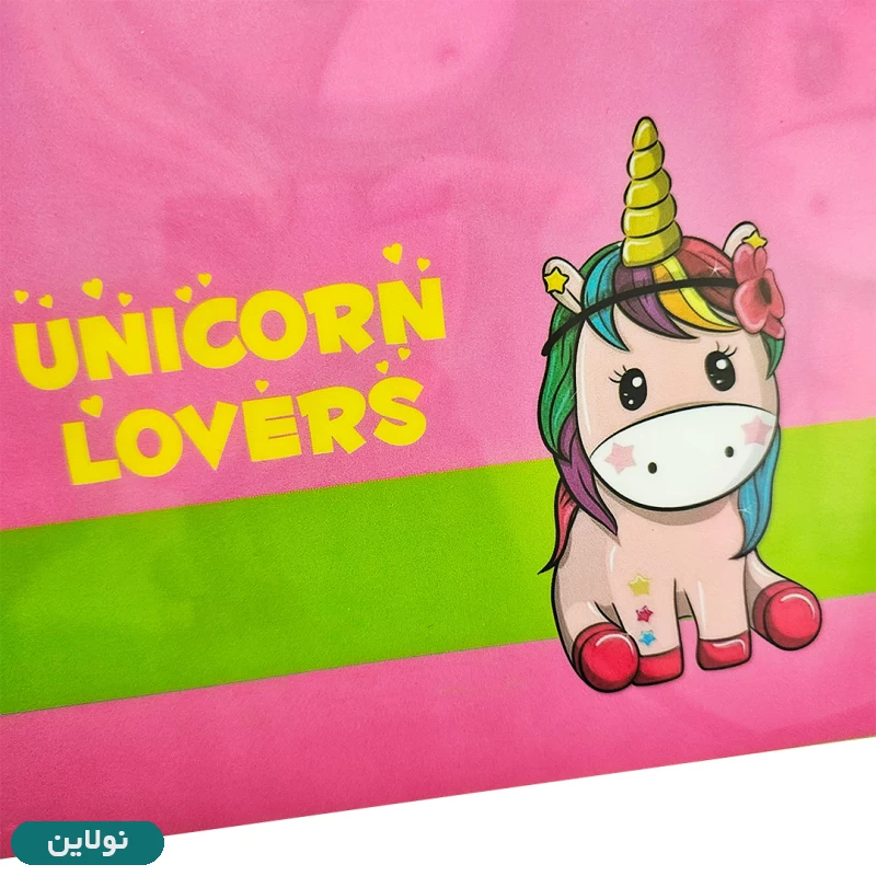 قیمت و خرید پوشه دکمه دار طلقی A4 کلیپس طرح تک شاخ کد 52-1452 | نولاین