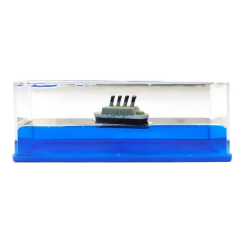 دکوراتیو کشتی تایتانیک معلق شیشه ای جعبه دار مدل sweet | نولاین