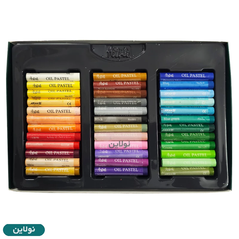 قیمت و خرید پاستل روغنی 36 رنگ آرتیست آریا Arya Artist کد 2603 | نولاین