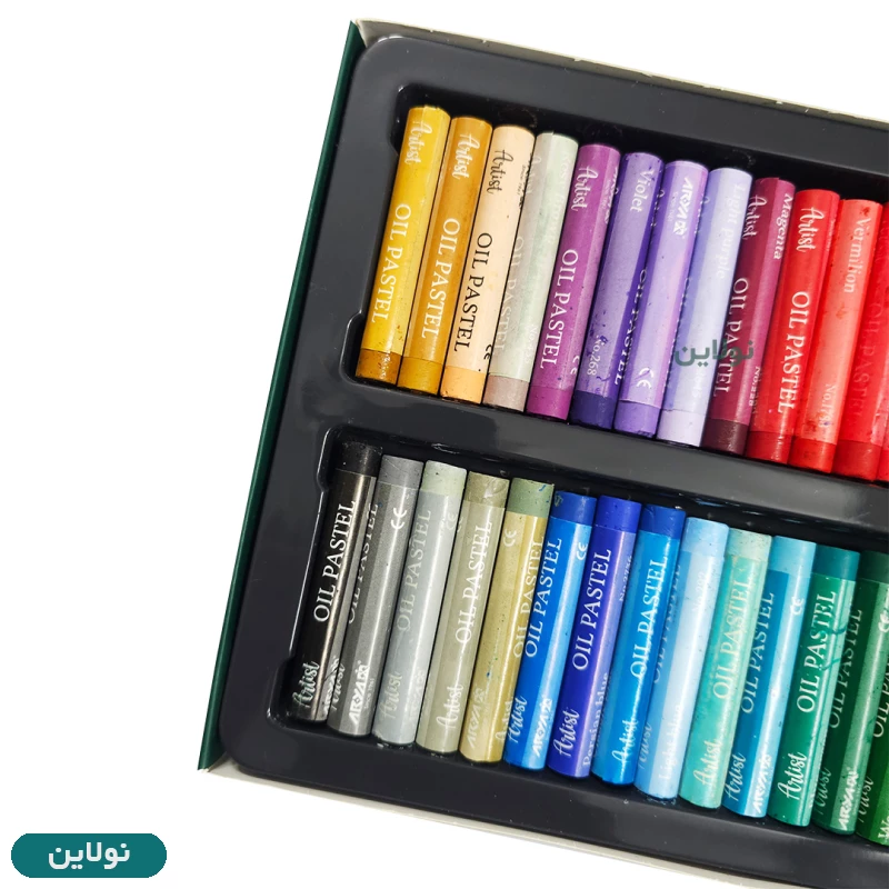قیمت و خرید پاستل روغنی 48 رنگ آرتیست آریا Arya Artist کد 2604 | نولاین