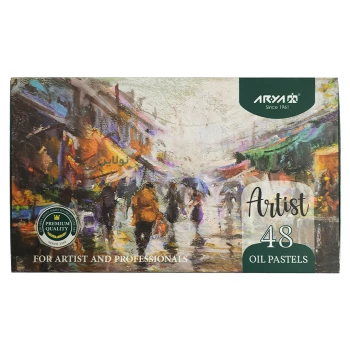 پاستل روغنی 48 رنگ آرتیست آریا Arya Artist کد 2604 | نولاین