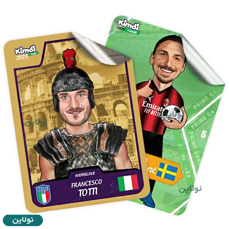 قیمت و خرید کارت بازی کیمدی فوتبالی سری heros 2025 بسته 6 عددی | نولاین