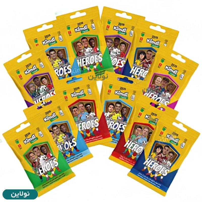 قیمت و خرید کارت بازی کیمدی فوتبالی سری heros 2025 بسته 12 عددی | نولاین