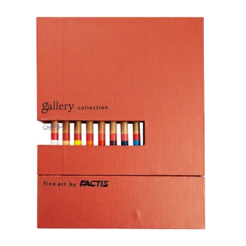 مداد رنگی 12 رنگ فکتیس جعبه دار سری حرفه ای گالری gallery collection | نولاین