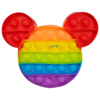 پاپت اسباب بازی رنگین کمونی طرح میکی موس | نولاین