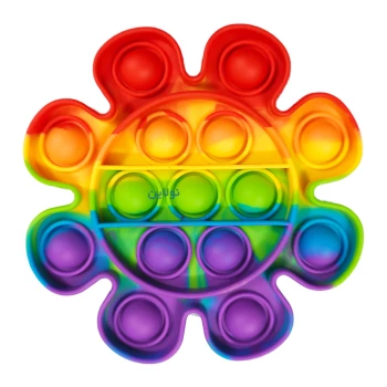 پاپت اسباب بازی رنگین کمونی طرح هشت پر | نولاین