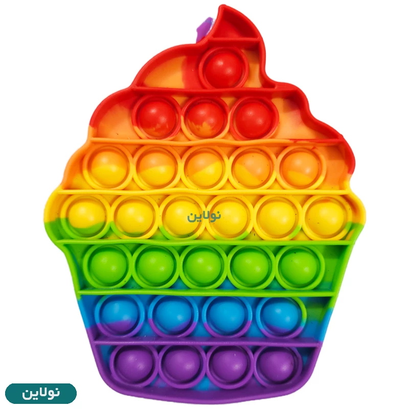 قیمت و خرید پاپت اسباب بازی رنگین کمونی طرح بستنی | نولاین