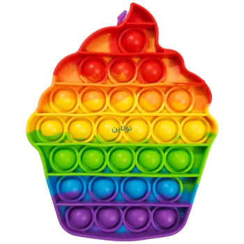 پاپت اسباب بازی رنگین کمونی طرح بستنی | نولاین