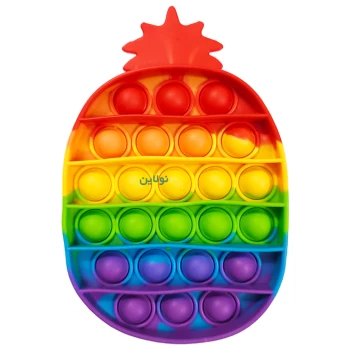 پاپت اسباب بازی رنگین کمونی طرح آناناس | نولاین