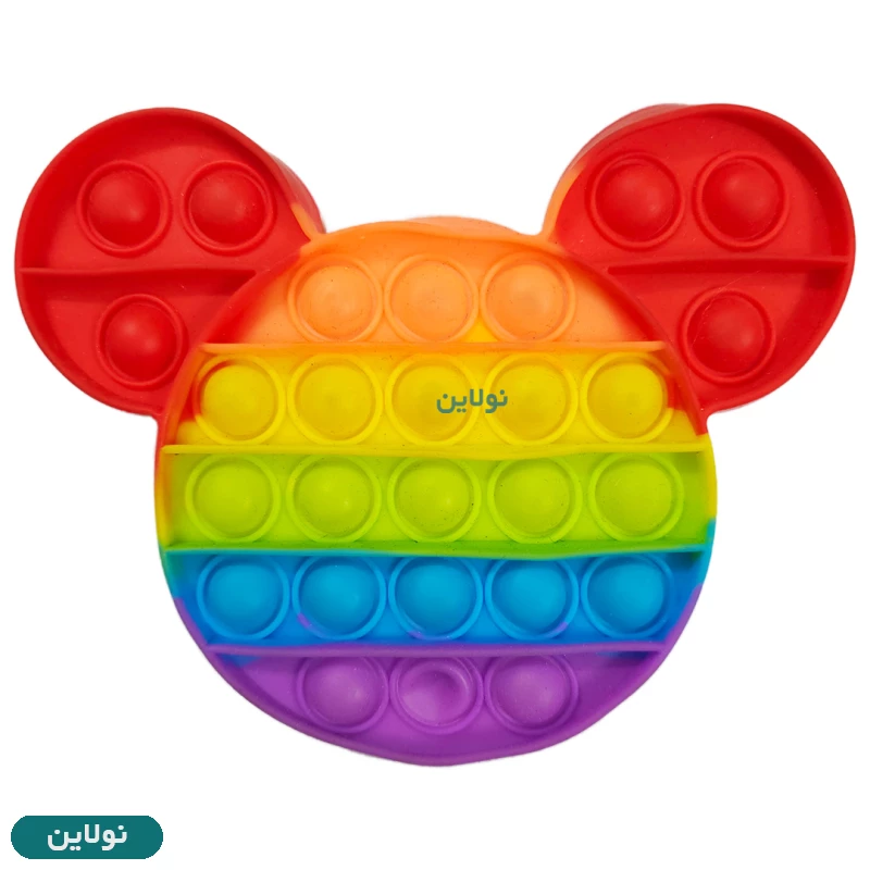 قیمت و خرید پاپت اسباب بازی رنگین کمونی طرح میکی موس | نولاین