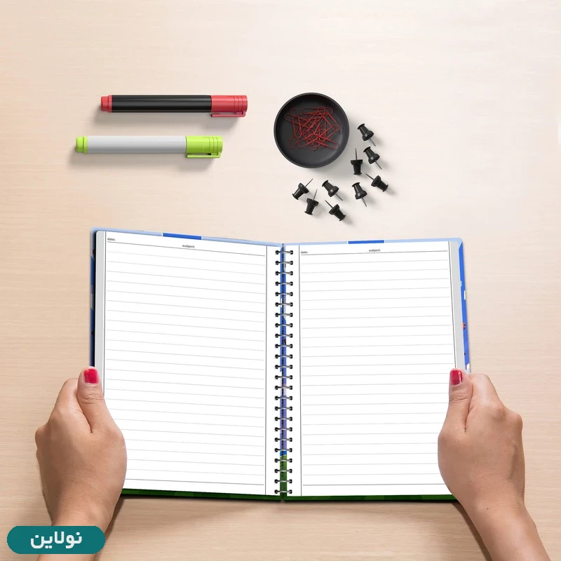 قیمت و خرید دفتر مشق تک خط 50 برگ طرح ماینکرافت مستر راد کد 2301 | نولاین