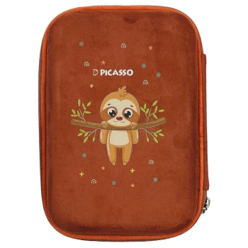 جامدادی کتابی سایز بزرگ پیکاسو مدل مخملی طرح کوالا کد P5 | نولاین