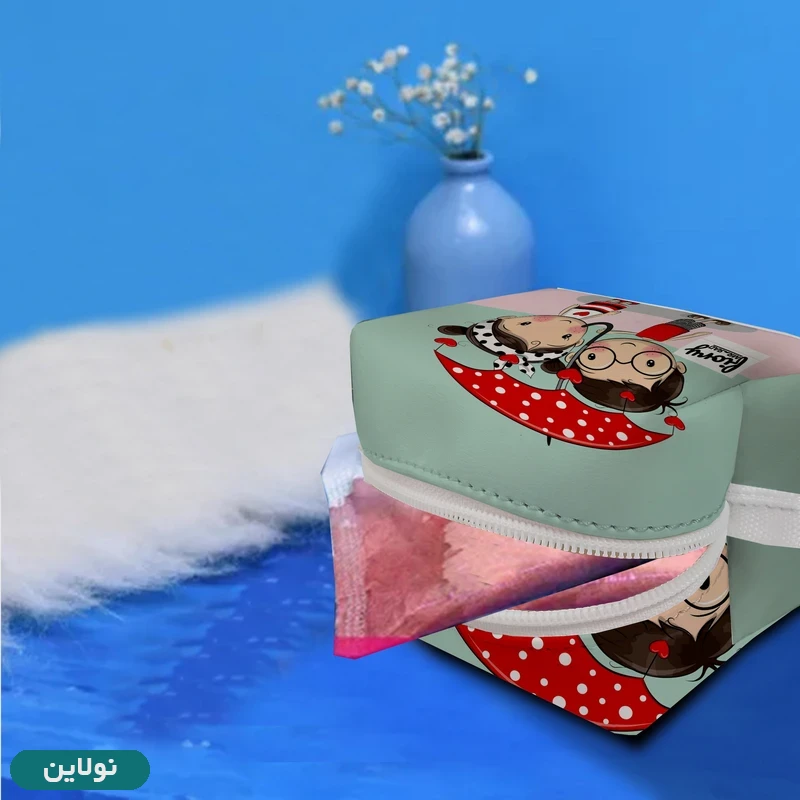 قیمت و خرید کیف نوار بهداشتی فیوری مستر راد طرح کاپل و چتر کد 2259 | نولاین