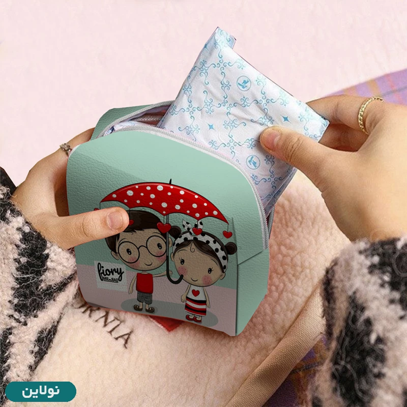 قیمت و خرید کیف نوار بهداشتی فیوری مستر راد طرح کاپل و چتر کد 2259 | نولاین